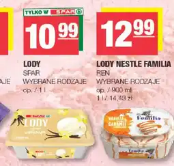 EuroSPAR Lody Spar Wybrane Rodzaje oferta
