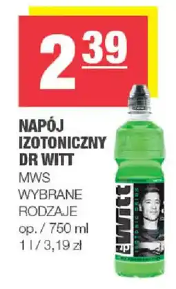 EuroSPAR Napój Izotoniczny Dr Witt oferta