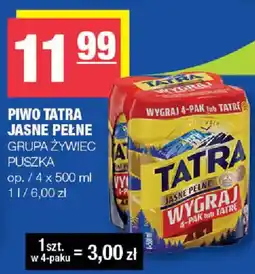 EuroSPAR Piwo Tatra Jasne Pełne oferta