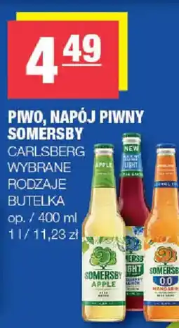 EuroSPAR Piwo, napój piwny Somersby oferta