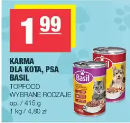 EuroSPAR Karma dla kota, psa Basil oferta