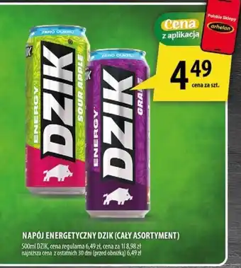 Arhelan NAPÓJ ENERGETYCZNY DZIK oferta
