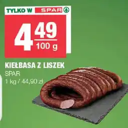 EuroSPAR Kiełbasa z Liszek SPAR oferta