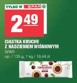 EuroSPAR Ciastka Kruche z Nadzieniem Wiśniowym SPAR oferta