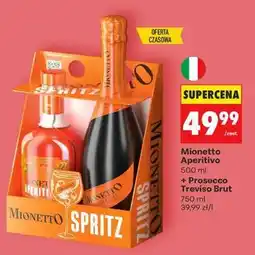 Biedronka Mionetto Aperitivo + Prosecco Treviso Brut oferta