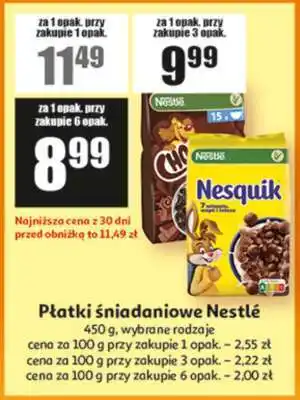 Auchan Płatki śniadaniowe NESTLÉ oferta
