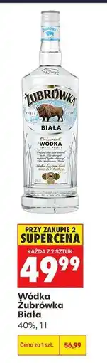Biedronka Wódka Żubrówka Biała oferta