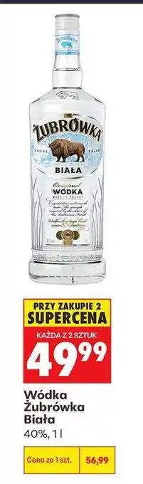 Biedronka Wódka Żubrówka Biała oferta