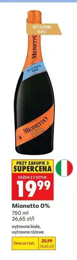 Biedronka Mionetto 0% oferta