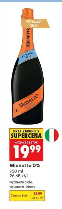 Biedronka Mionetto 0% oferta