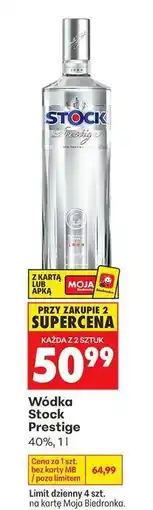 Biedronka Wódka Stock Prestige oferta