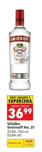 Biedronka Wódka Smirnoff No. 21 oferta