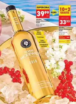 Biedronka Wódka Adam Mickiewicz Gold, 500 ml oferta