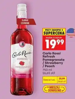 Biedronka Carlo Rossi Refresh Pomegranate / Strawberry / Peach oferta