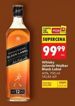 Biedronka Whisky Johnnie Walker Black Label oferta