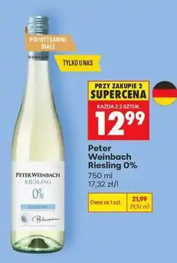 Biedronka Peter Weinbach Riesling 0% oferta