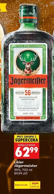 Biedronka Likier Jägermeister oferta