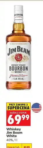 Biedronka WHISKEY JIM BEAM WHITE oferta