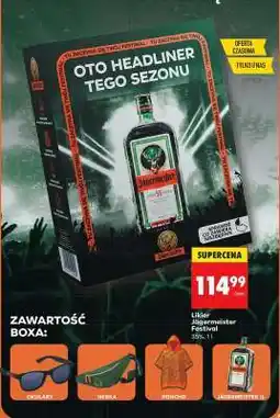 Biedronka Likier Jägermeister Festival 35%, 1 l oferta
