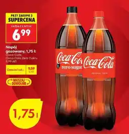 Biedronka Napój gazowany, 1,75 l: Coca-Cola, Coca-Cola Zero Cukru oferta