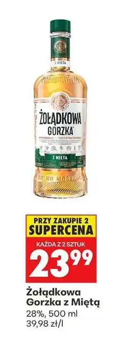 Biedronka ŻOŁĄDKOWA GORZKA Z MIĘTĄ oferta