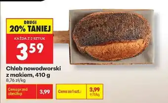 Biedronka Chleb nowodworski z makiem, 410 g oferta