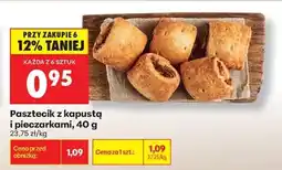 Biedronka Pasztecik z kapustą i pieczarkami , 40 g oferta