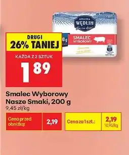Biedronka Smalec Wyborowy Nasze Smaki 200 g oferta