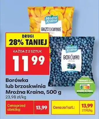 Biedronka Borówka lub brzoskwinia Mroźna Kraina, 500 g oferta
