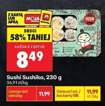 Biedronka Sushi Sushiko 230 g oferta