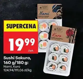 Biedronka Sushi Sakura, 160 g/180 g oferta