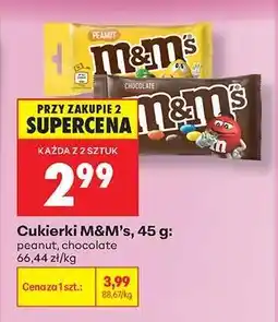 Biedronka Cukierki M&M's, 45 g oferta