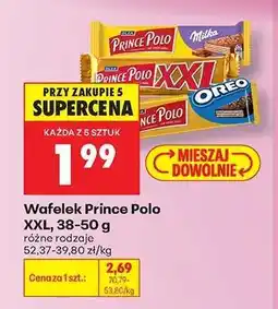 Biedronka Wafelek Prince Polo XXL, 38-50 g oferta