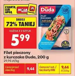 Biedronka Filet pieczony z kurczaka Duda 200 g oferta