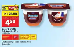 Biedronka Deser Danette Snickers, 2x90 g oferta