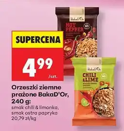 Biedronka Orzeszki ziemne prażone BakaD'or, 240 g oferta