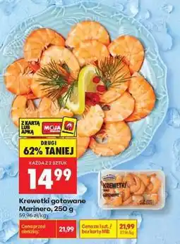 Biedronka Krewetki gotowane Marinero 250 g oferta
