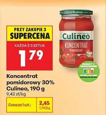 Biedronka Koncentrat pomidorowy 30% Culineo, 190 g oferta