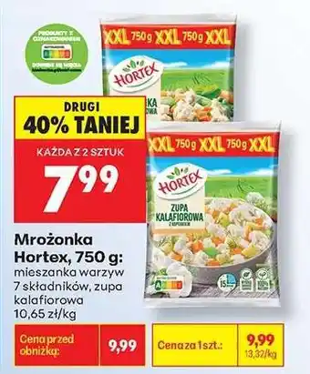 Biedronka Mrożonka Hortex, 750 g oferta