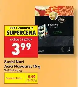 Biedronka Sushi Nori Asia Flavours 16 g oferta