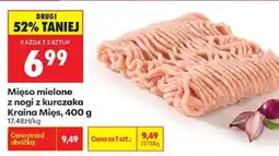 Biedronka Mięso mielone z nogi z kurczaka Kraina Mięs , 400 g oferta