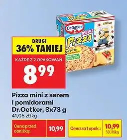 Biedronka Pizza mini z serem i pomidorami Dr.Oetker 3x73 g oferta