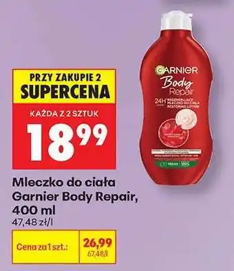 Biedronka Mleczko do ciała Garnier Body Repair, 400 ml oferta