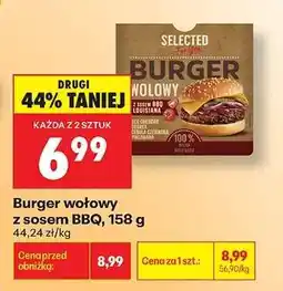 Biedronka Burger wołowy z sosem BBQ, 158 g oferta