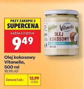 Biedronka Olej kokosowy Vitanella , 500 ml oferta