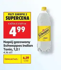 Biedronka Napój gazowany Schweppes Indian Tonic, 1,2 l oferta