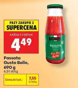 Biedronka Passata Gusto Bello , 690 g oferta