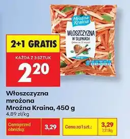 Biedronka Włoszczyzna mrożona Mroźna Kraina, 450 g oferta