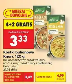 Biedronka Kostki bulionowe Knorr, 120 g oferta