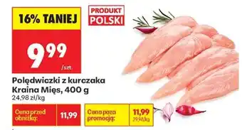 Biedronka Polędwiczki z kurczaka Kraina Mies 400 g oferta